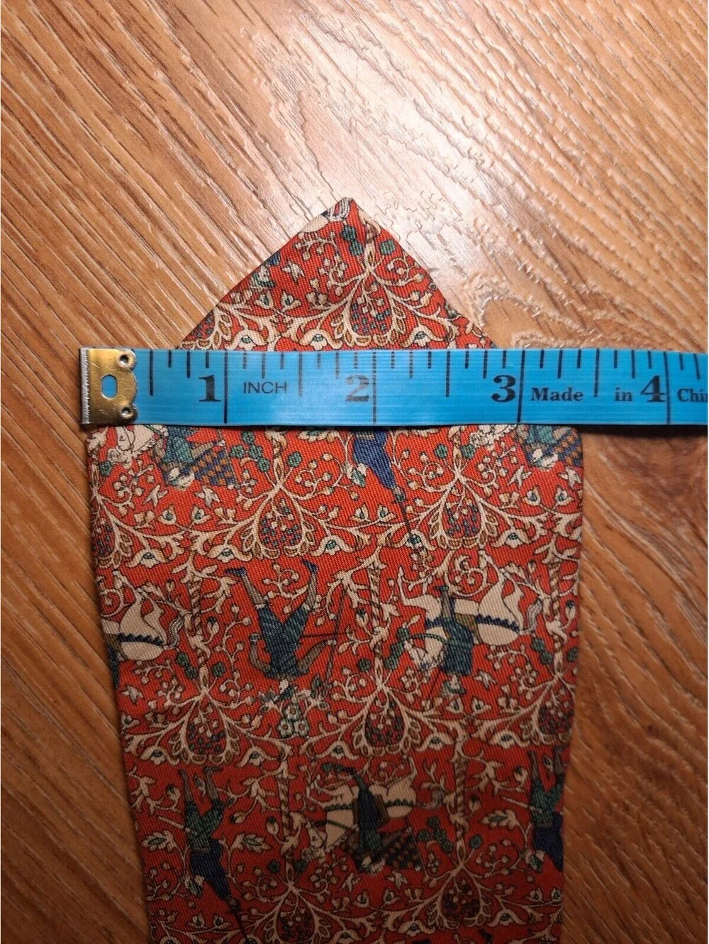 Salvatore Ferragamo Silk Tie Red Horseman Made in Italy